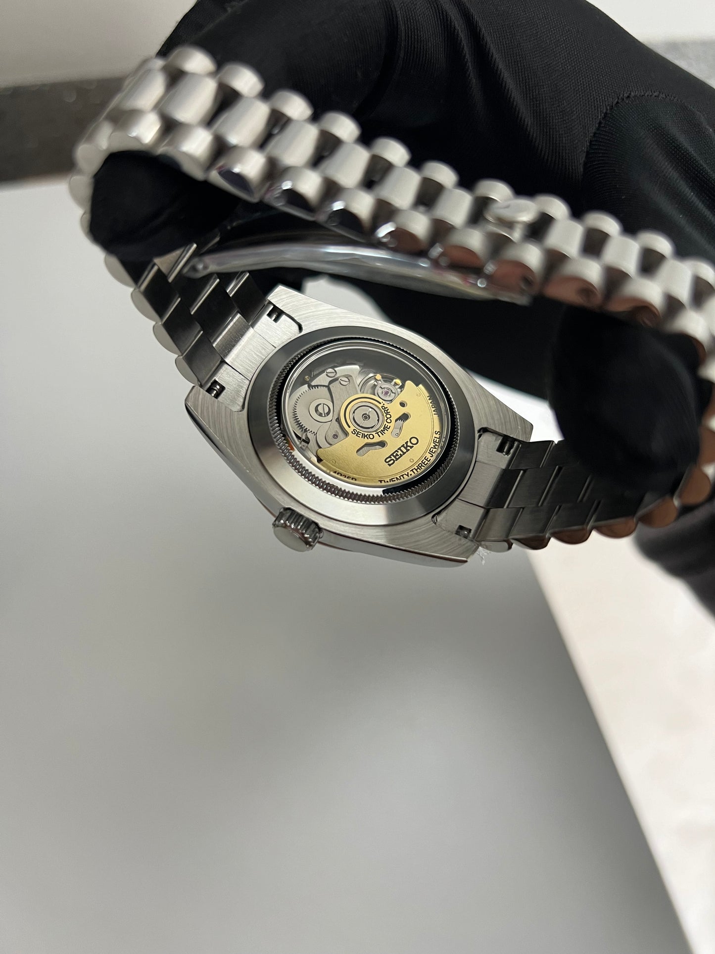 Olive Sunburst Datejust Custom Seiko Mod