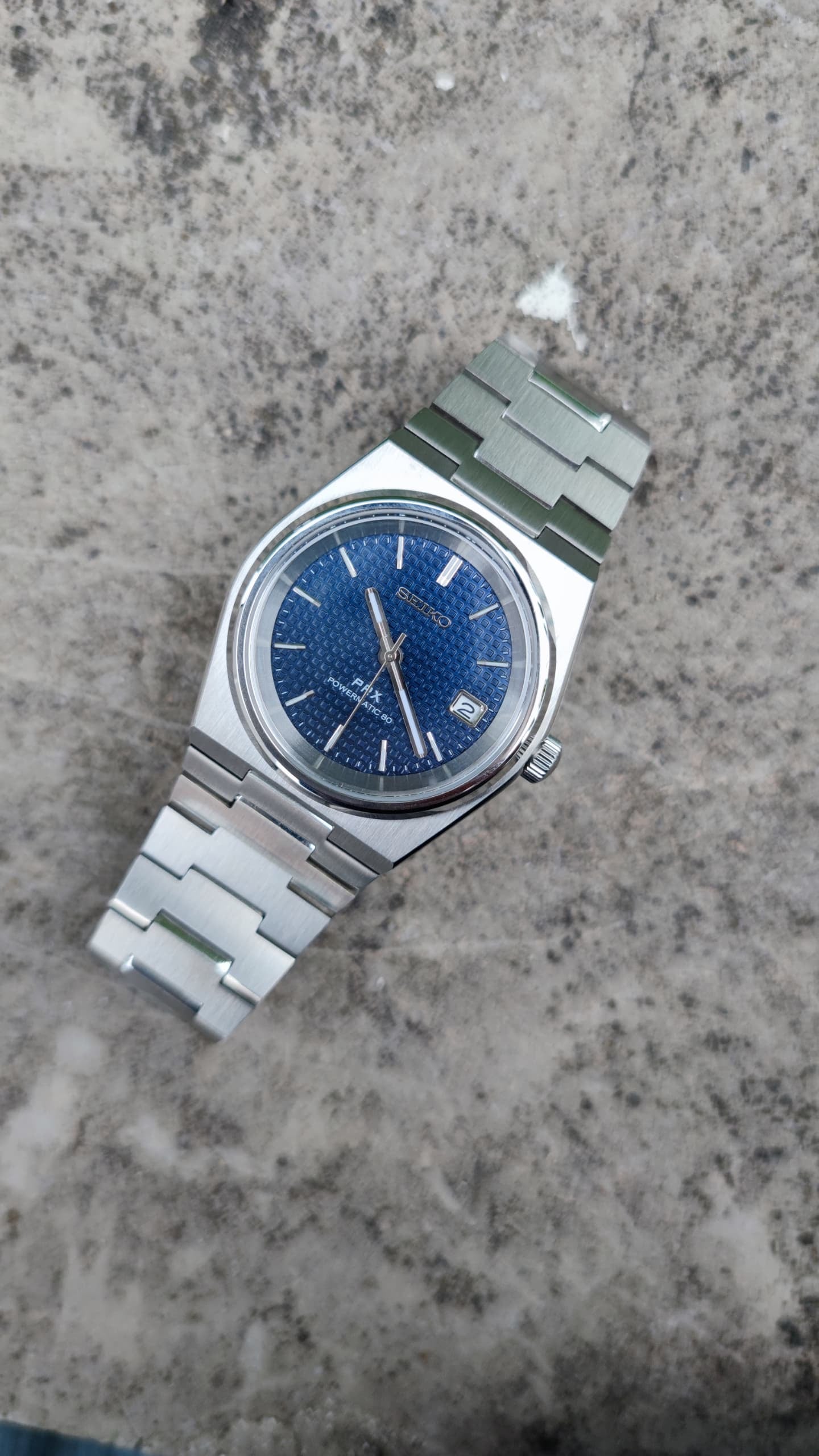 Blue Seiko PRX Mod