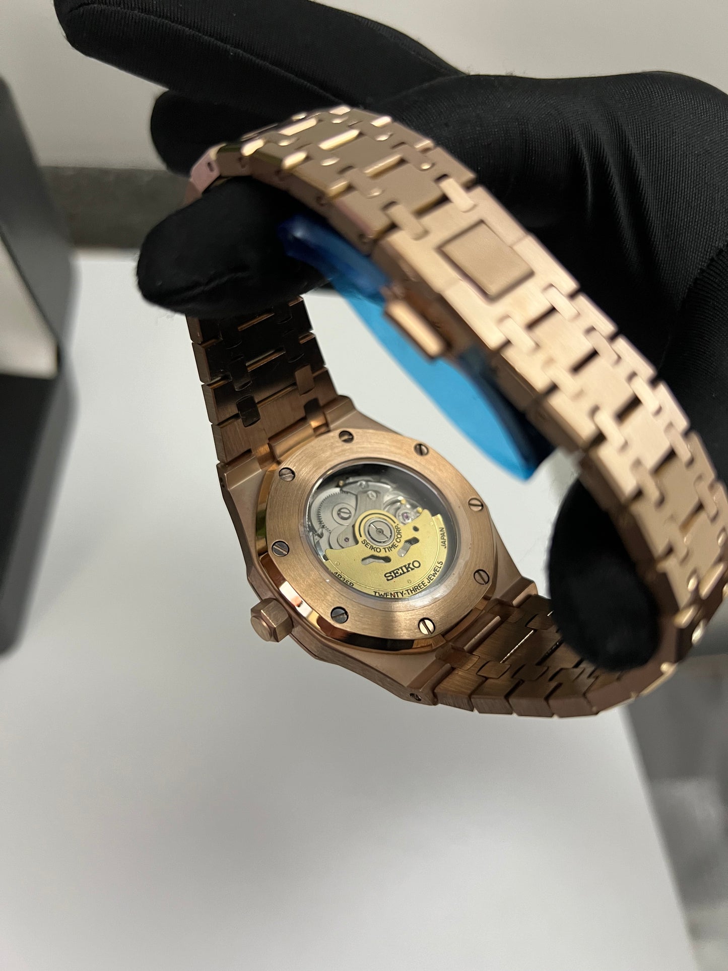 Rose Gold Royal Oak Custom Seiko Mod