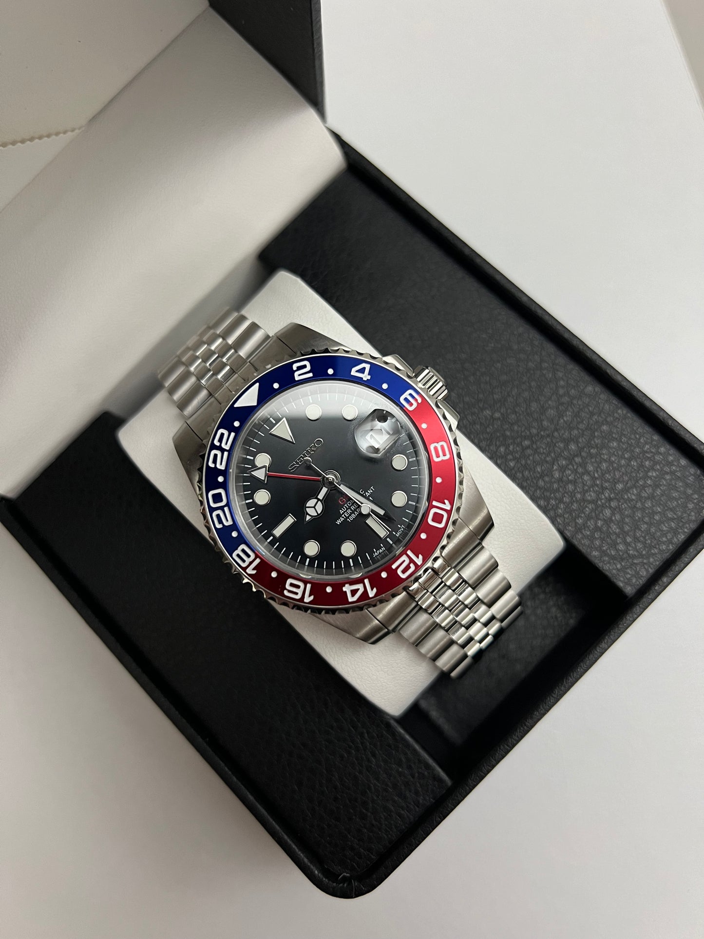 Pepsi Sub GMT Custom Seiko Mod