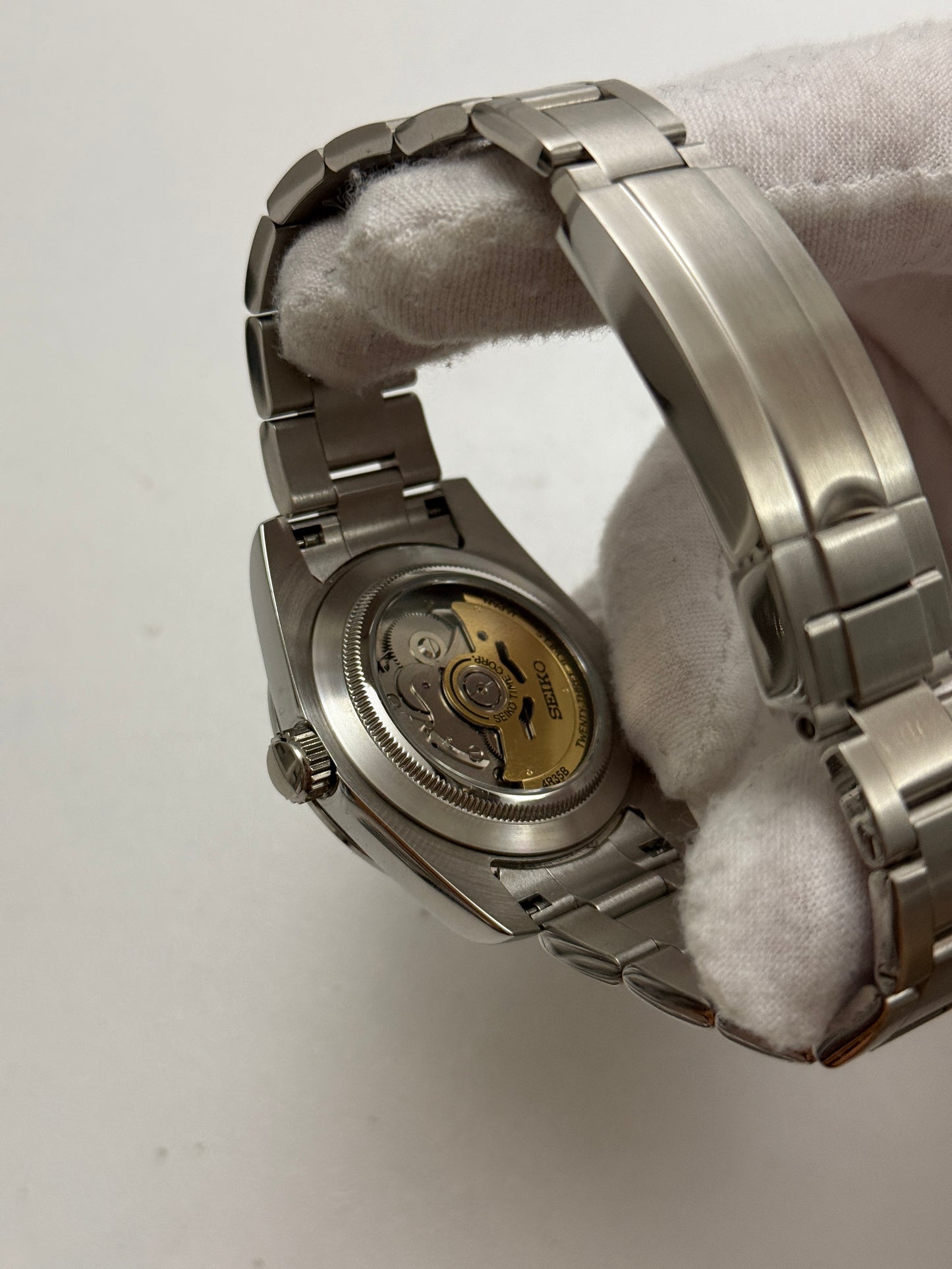 White Roman V2 Datejust Custom Seiko Mod