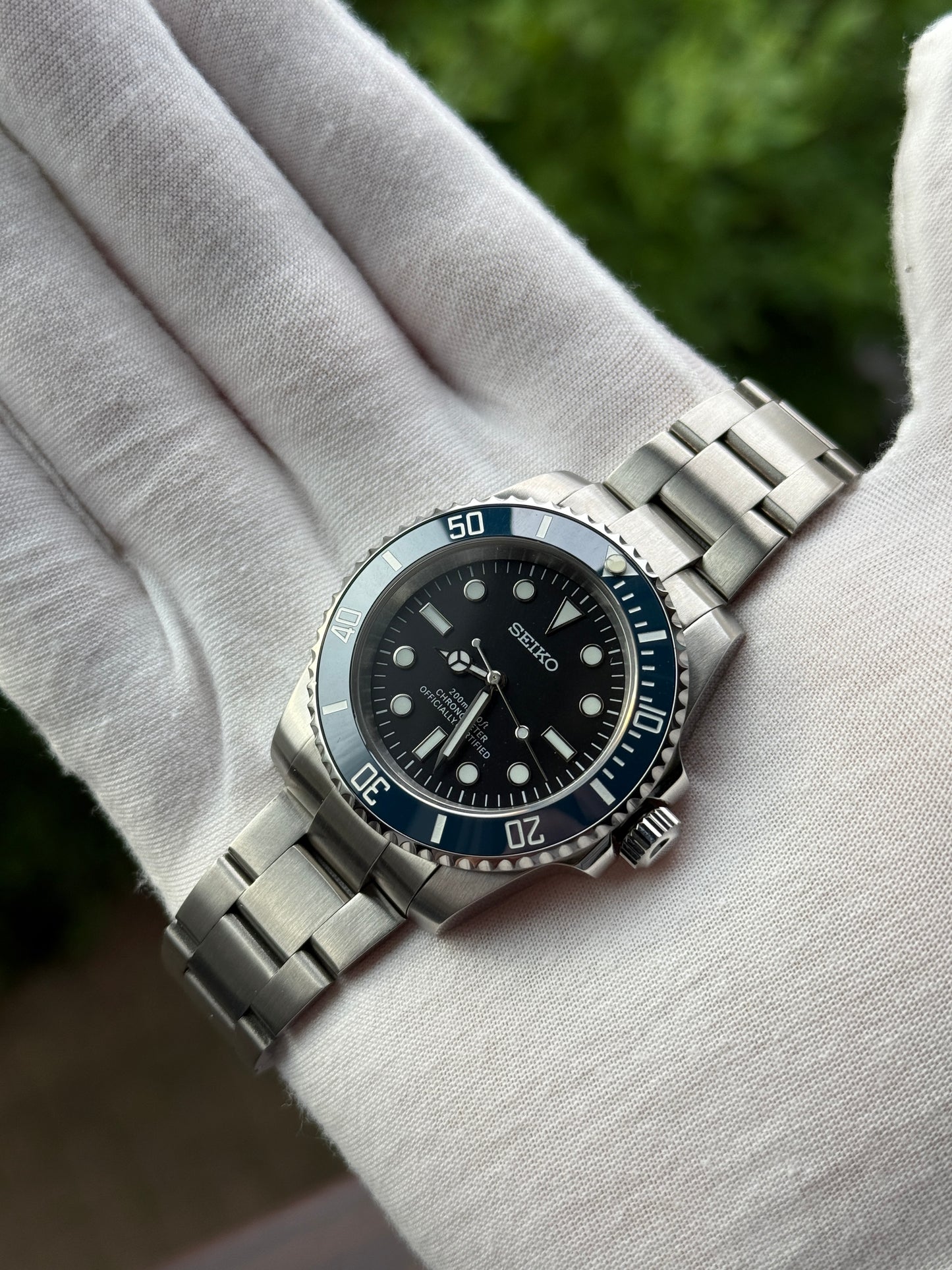 Submariner for James Custom Seiko Mod