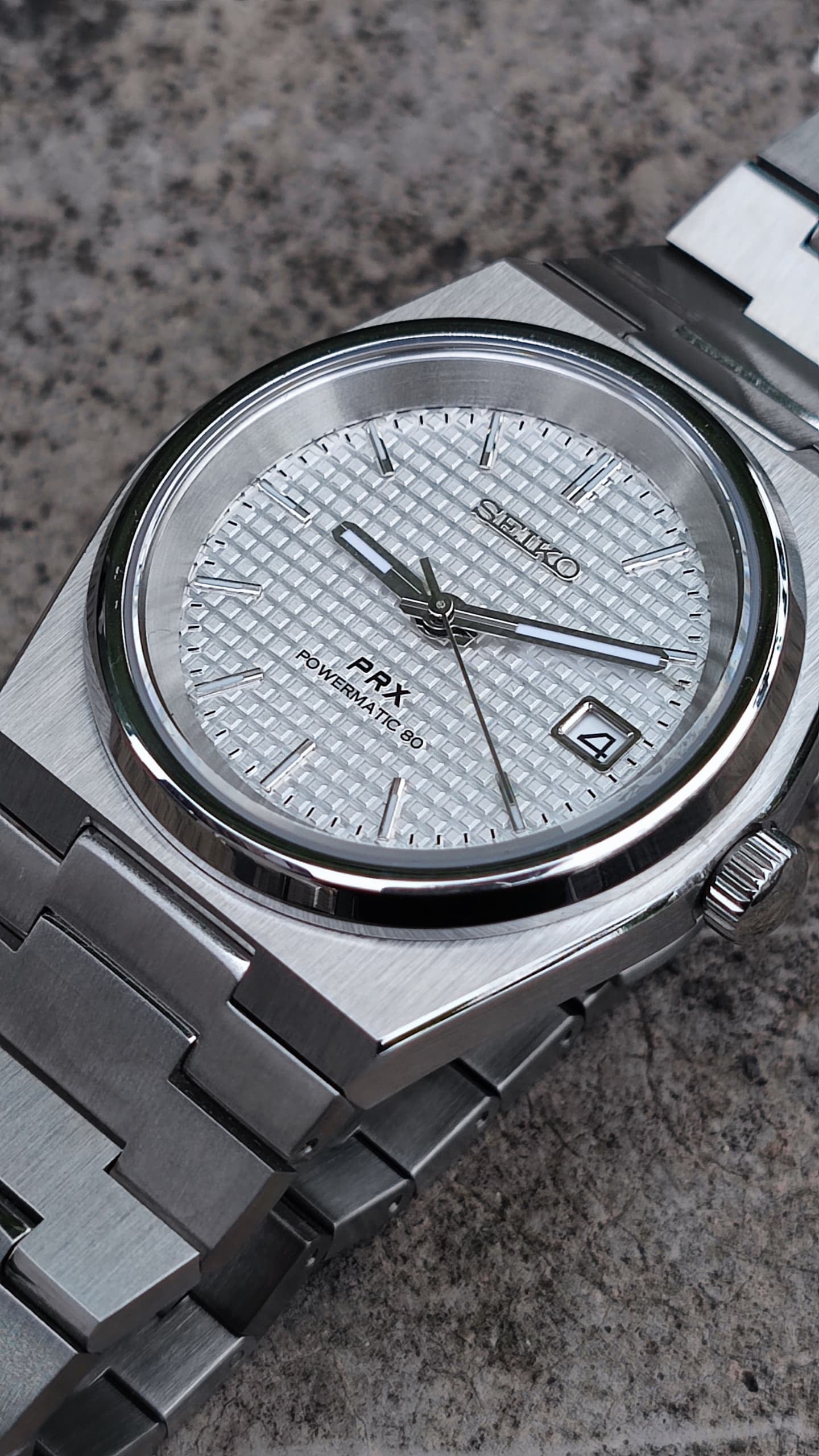 White Seiko PRX Mod
