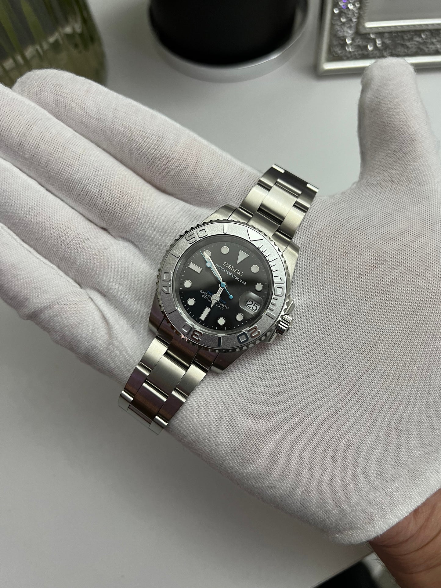 Yacht Master 40 Custom Seiko mod