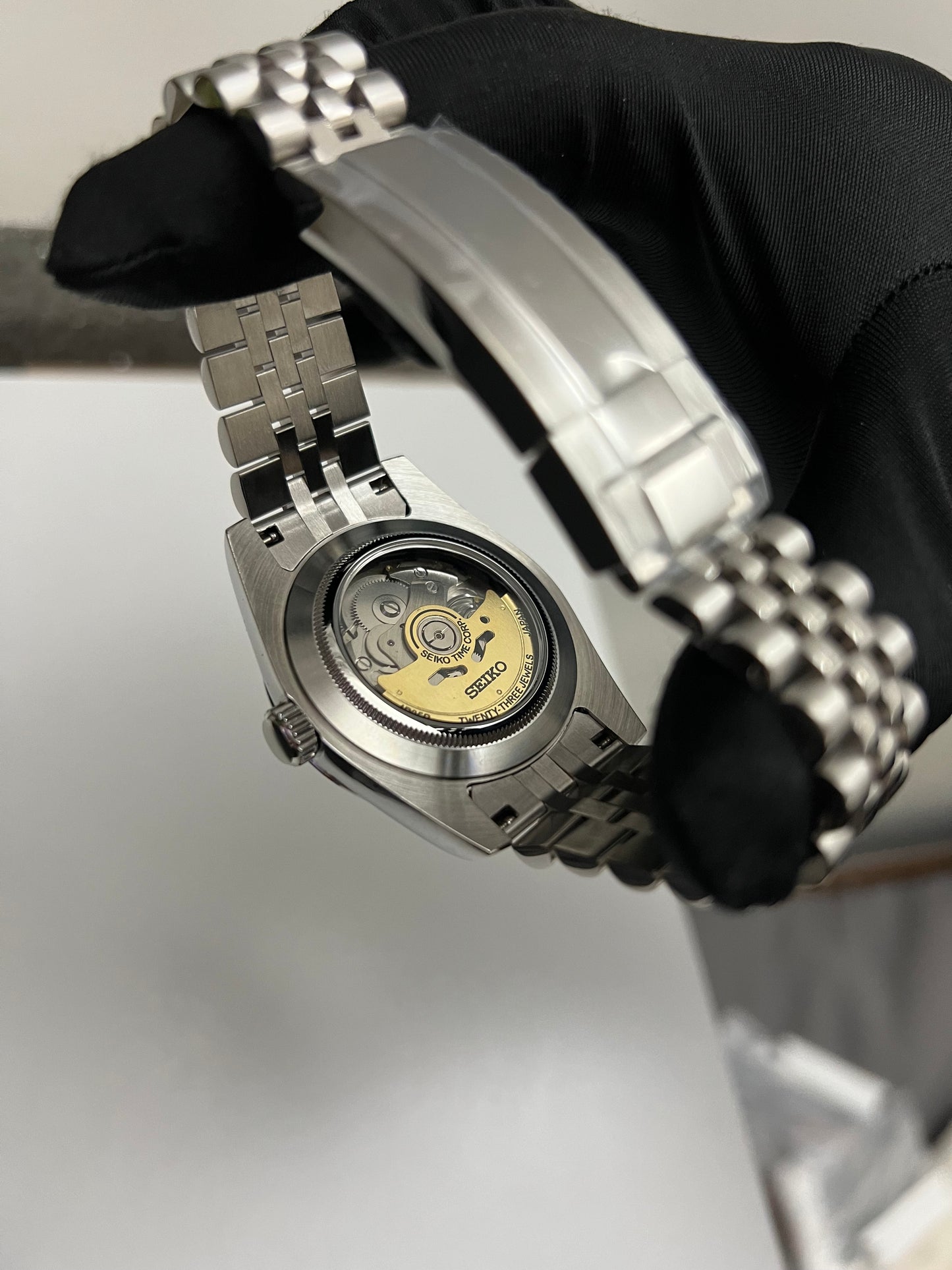 Royal Blue Arabic Datejust Custom Seiko Mod