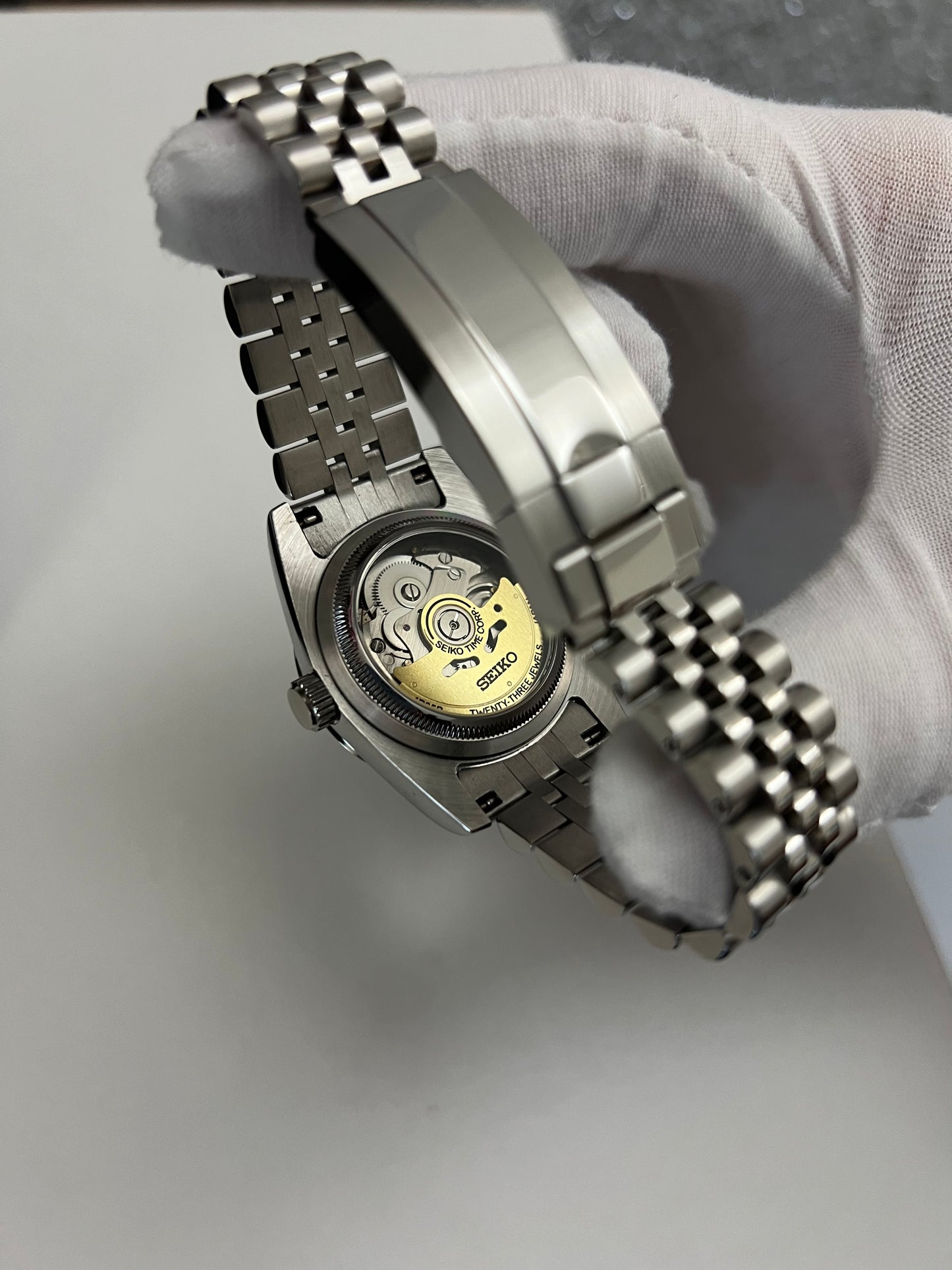 Green Arabic Datejust 36mm Custom Seiko Mod