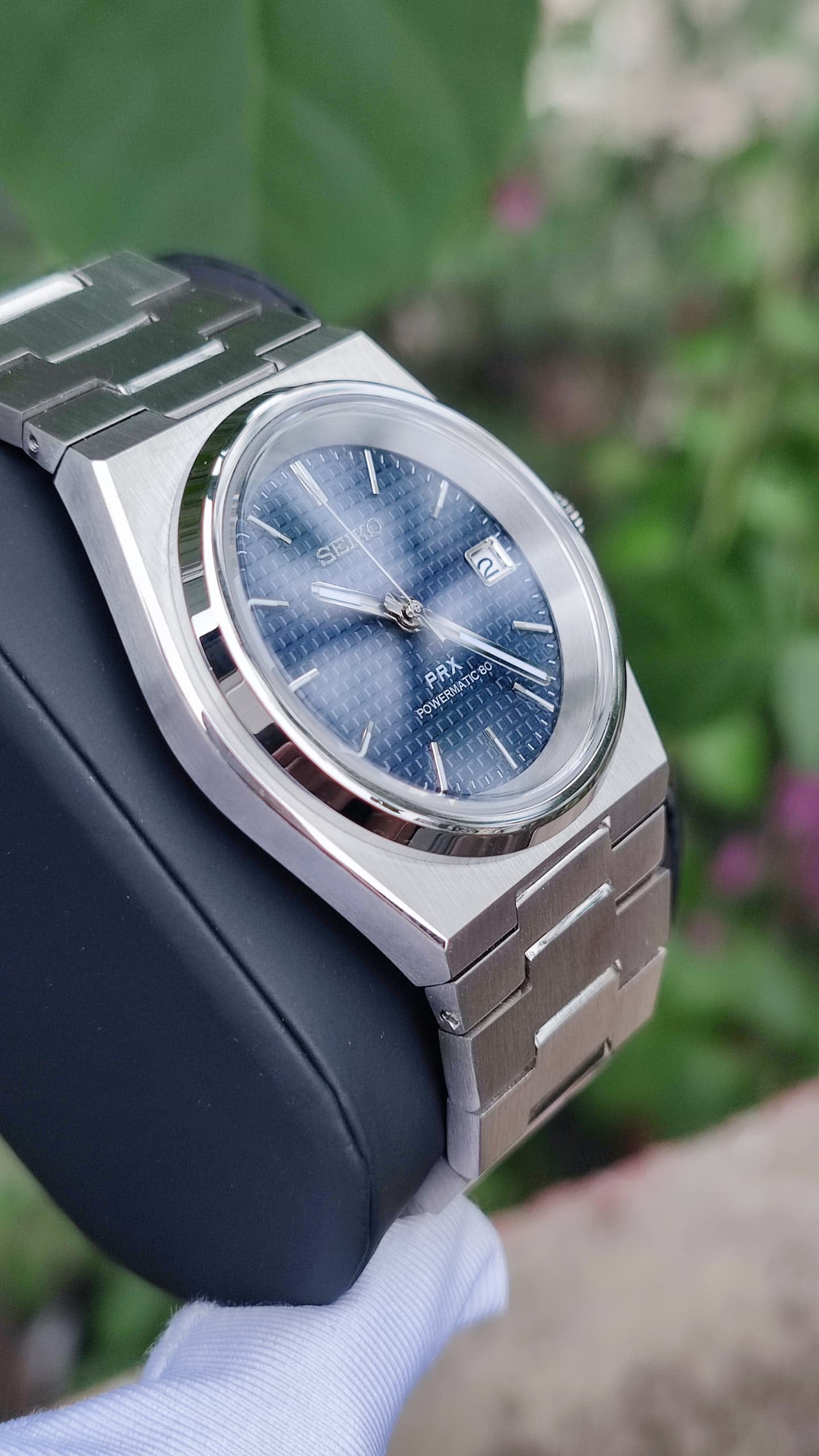 Blue Seiko PRX Mod
