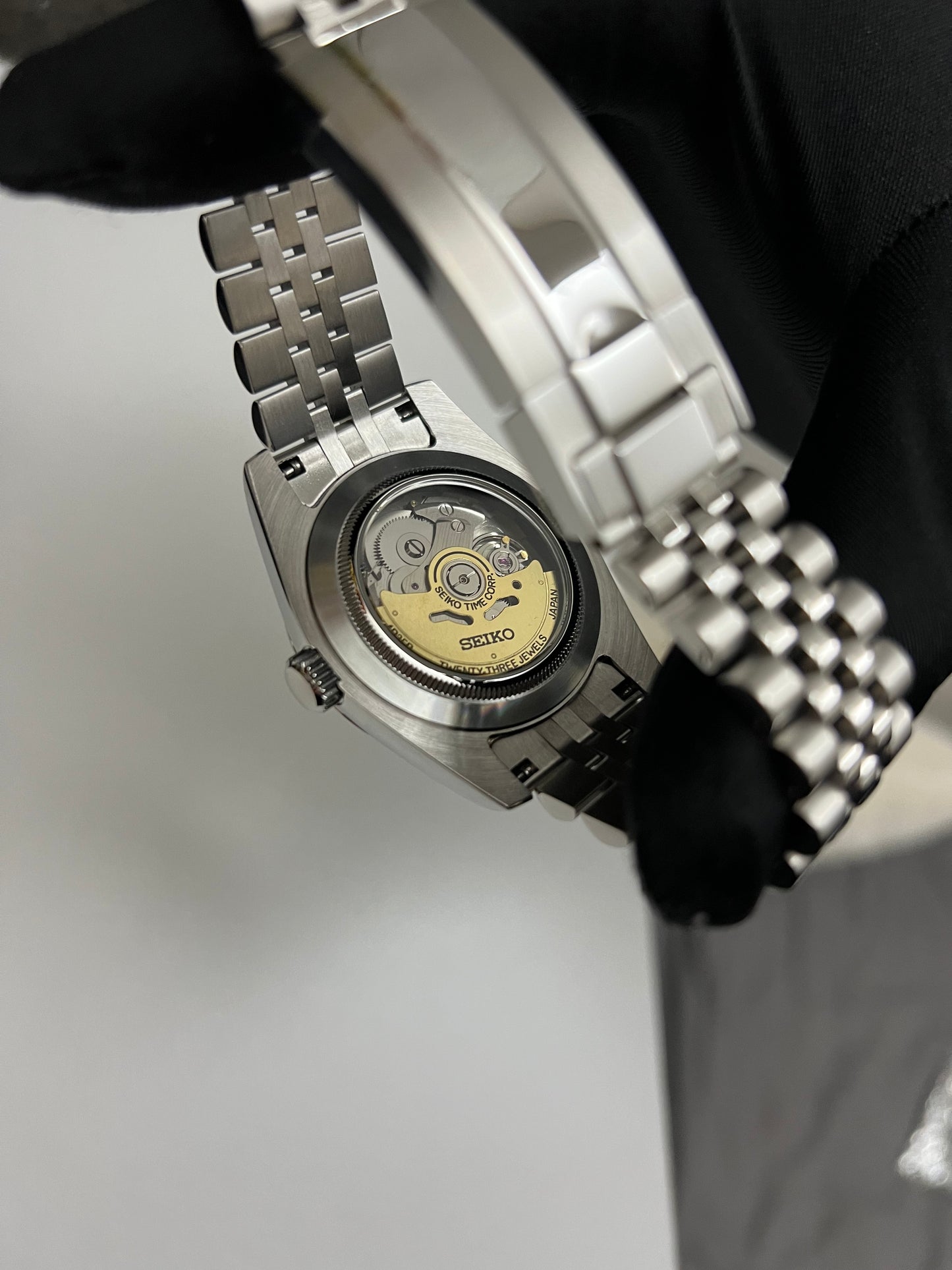 Teal Roman Datejust Custom Seiko Mod