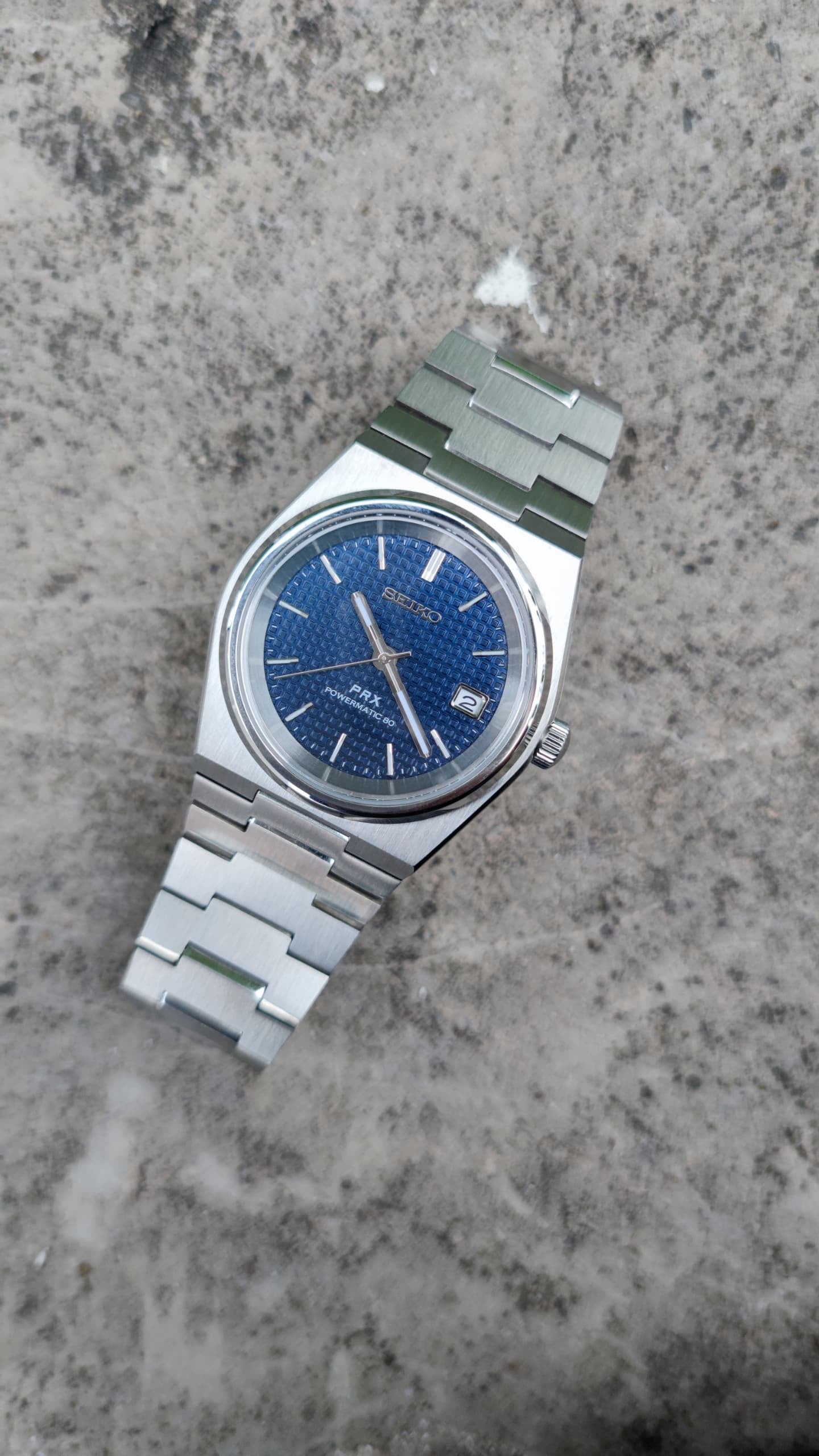 Blue Seiko PRX Mod