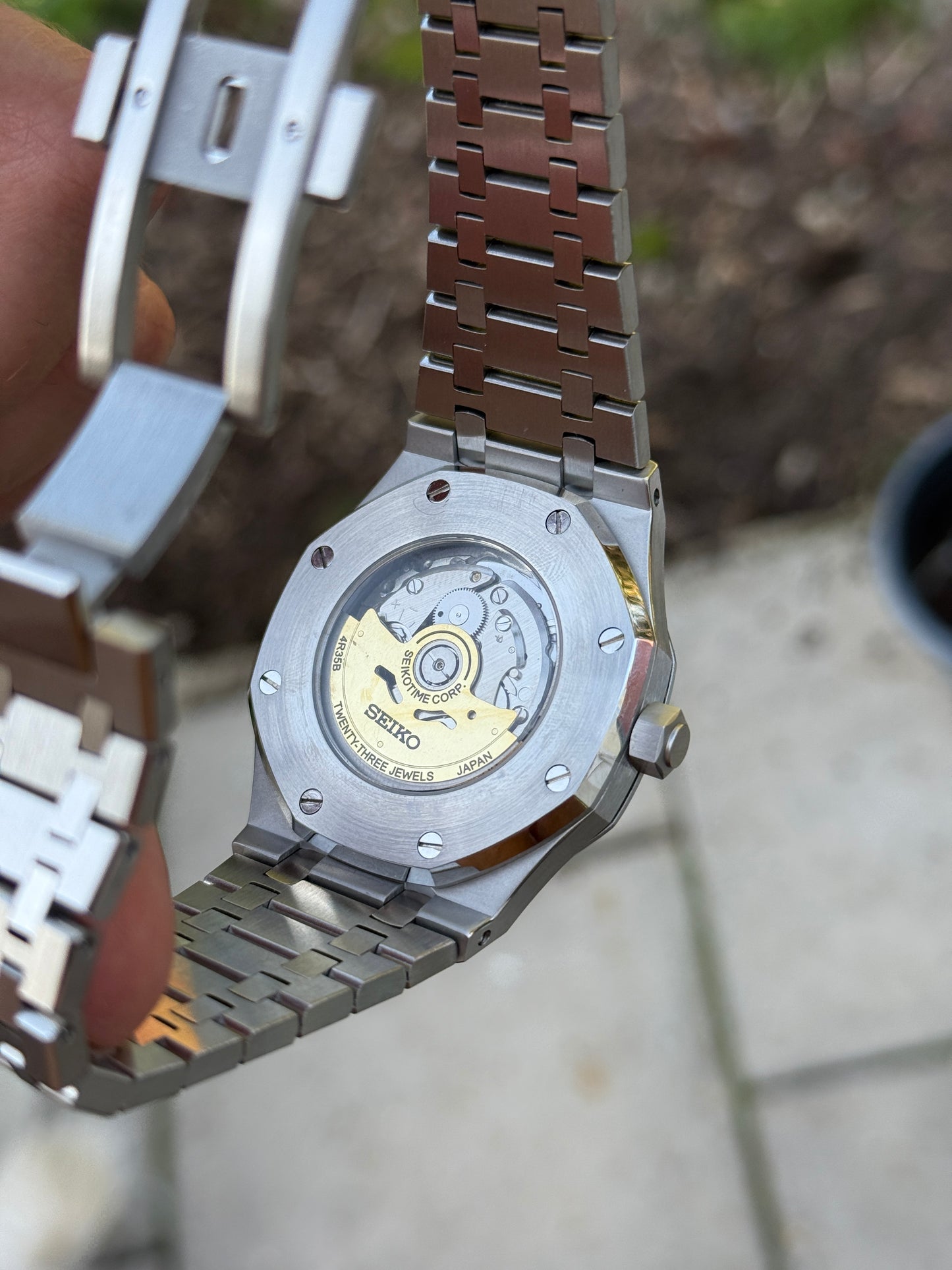 Purple Royal Oak Custom Seiko Mod