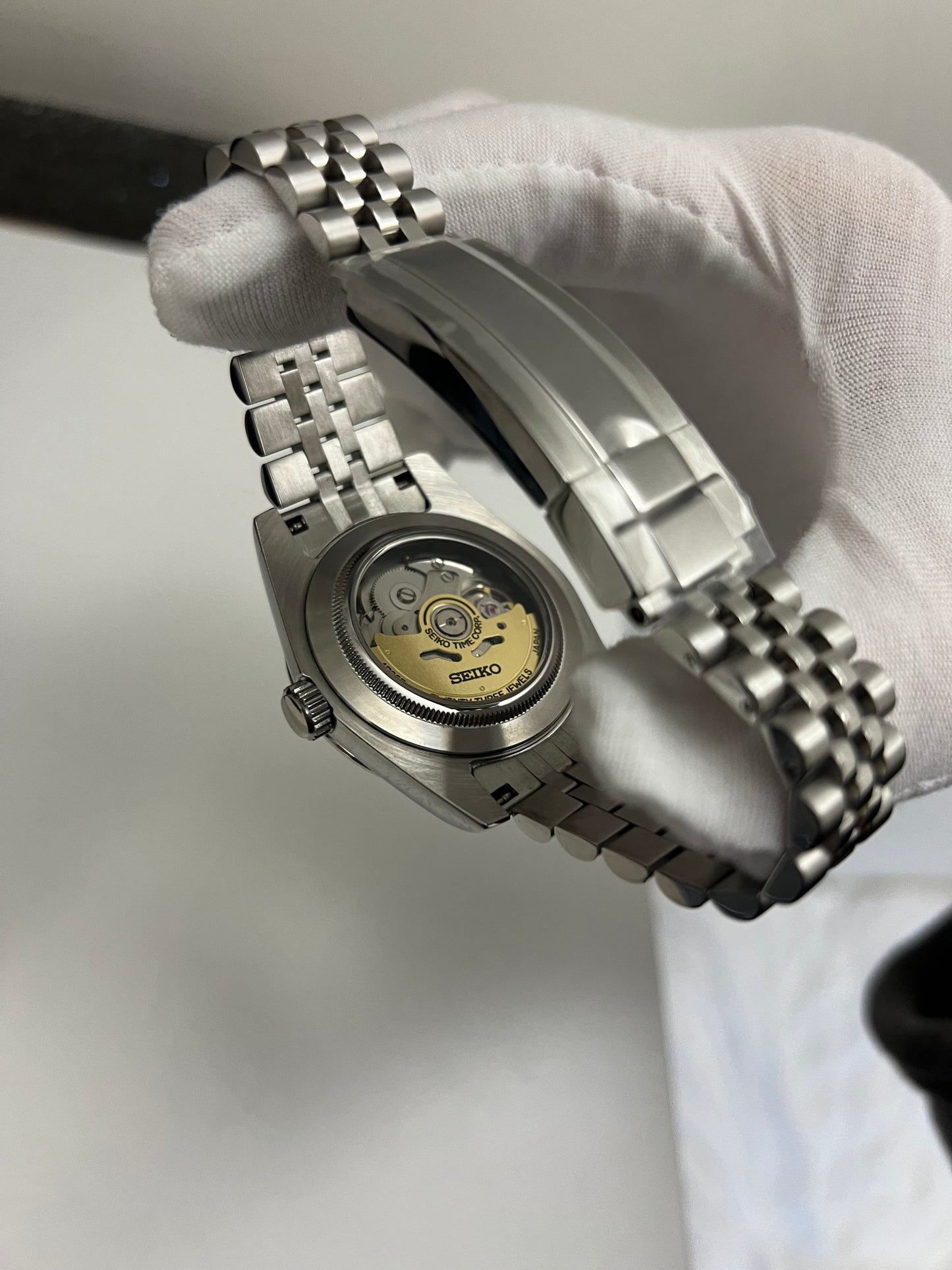 Green Arabic Datejust 39mm Custom Seiko Mod
