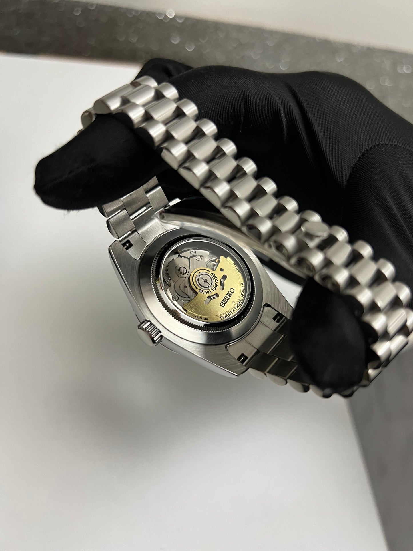 Black Sunburst Datejust Custom Seiko Mod