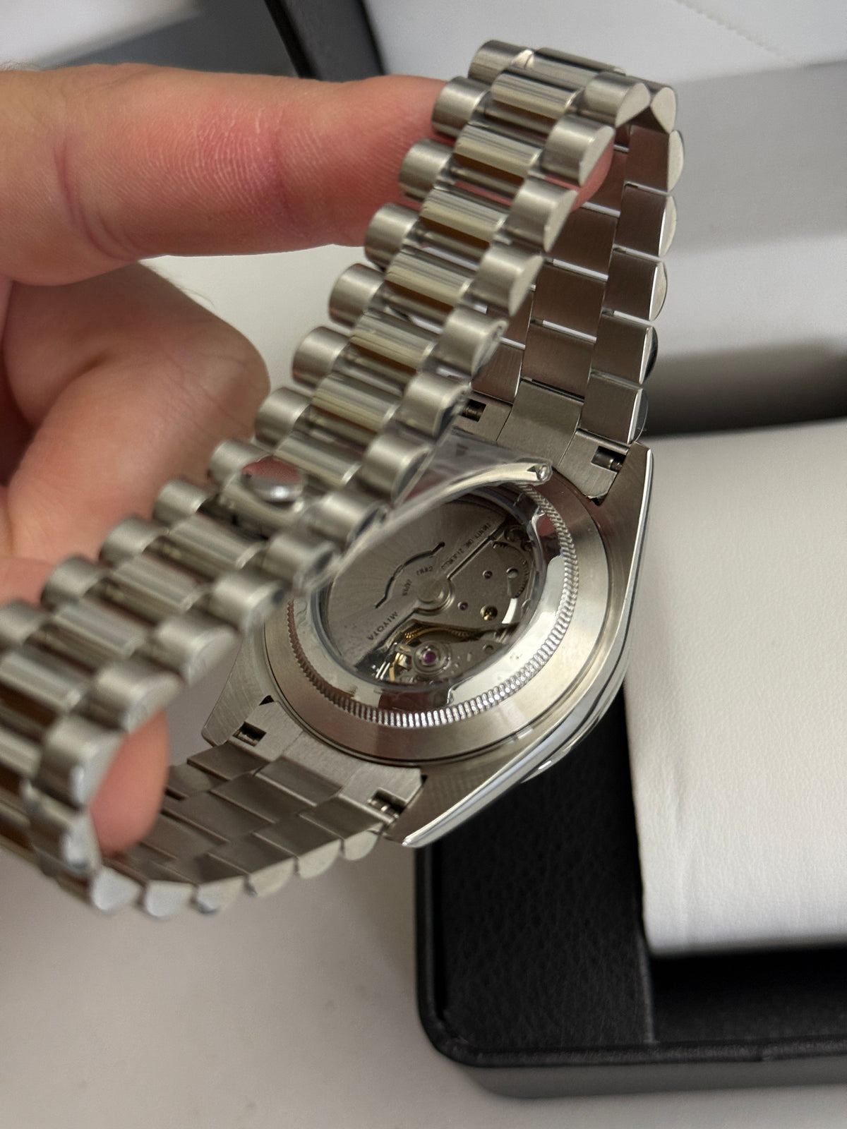 Grey Daydate 39mm Seiko Mod