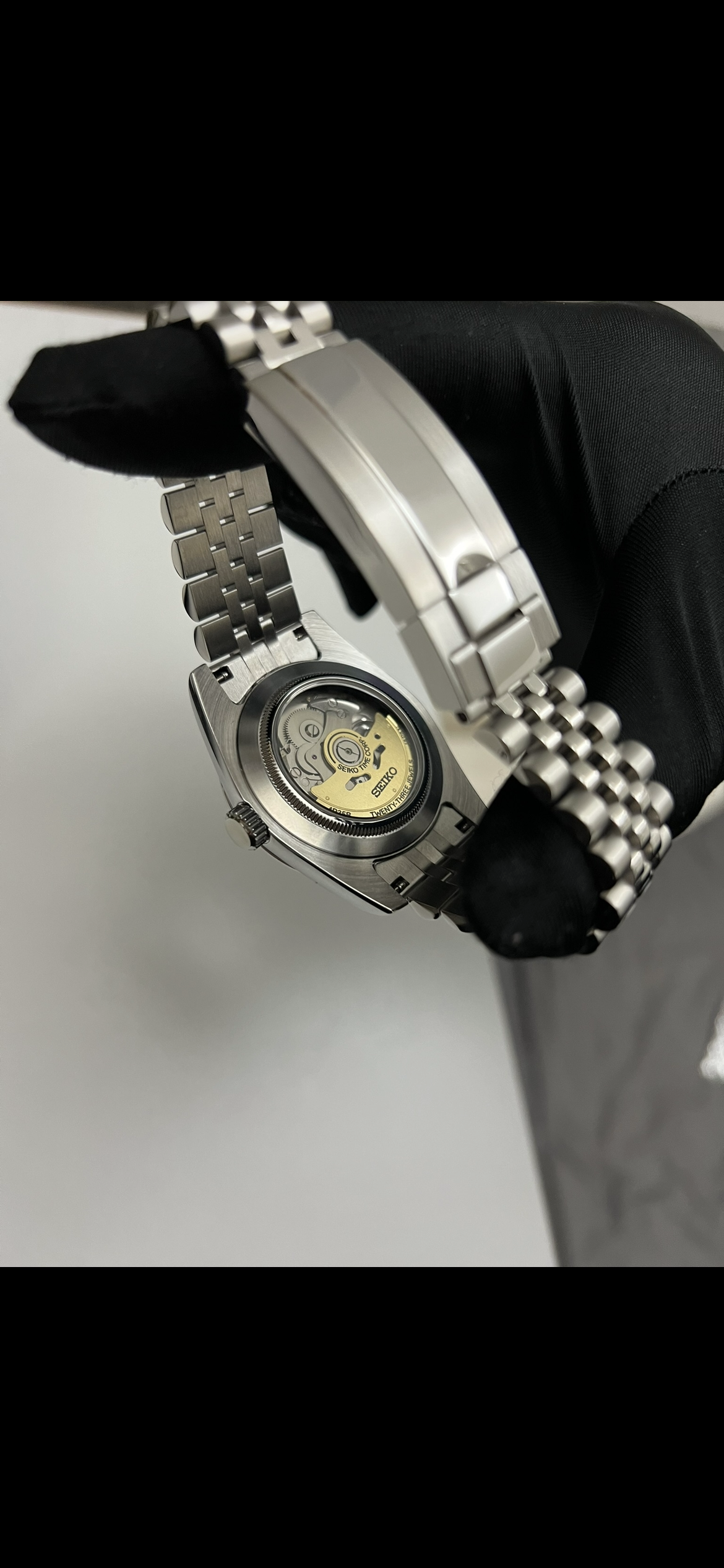 Blue Classic Datejust Custom Seiko Mod
