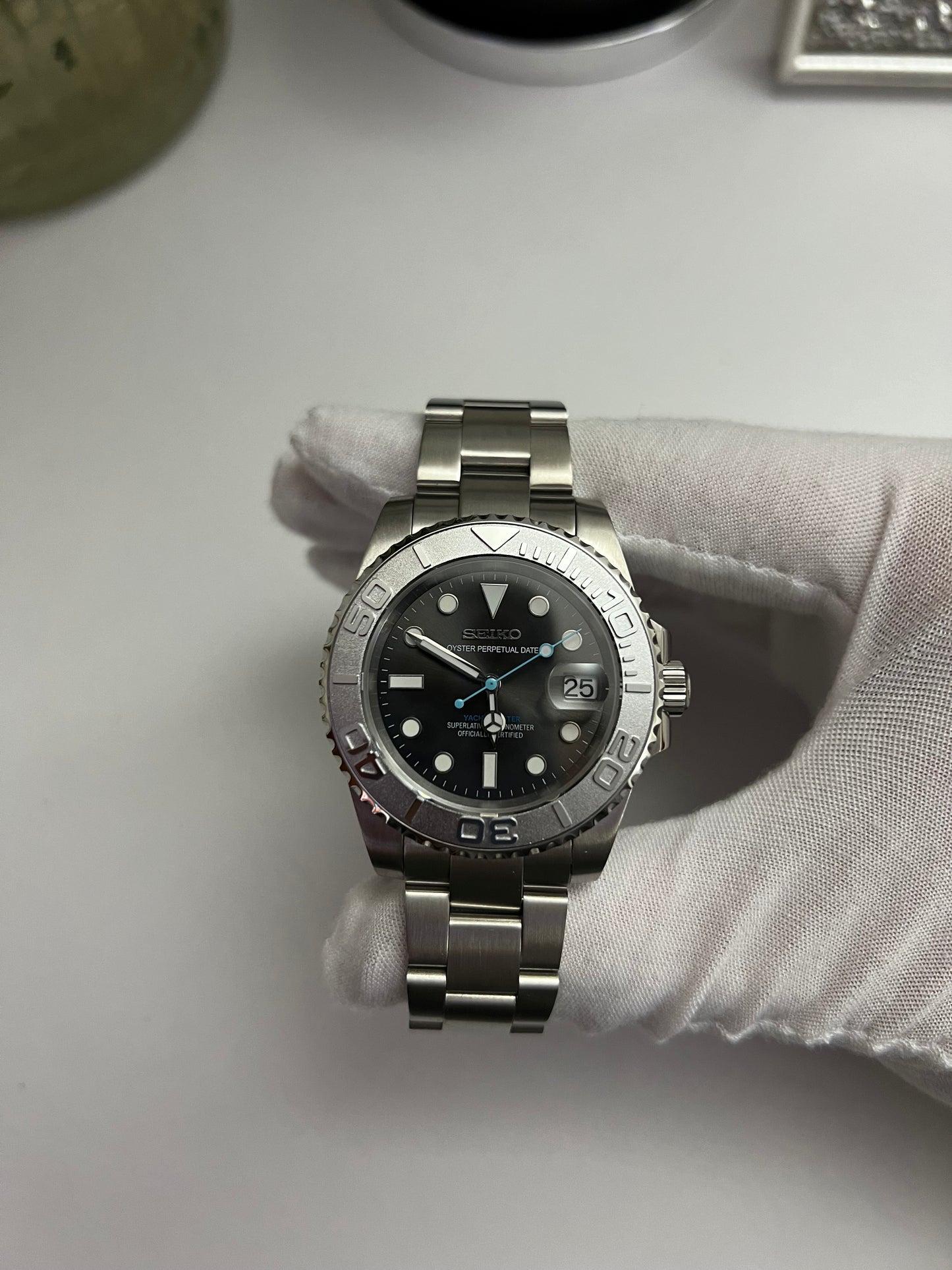 Yacht Master 40 Custom Seiko mod
