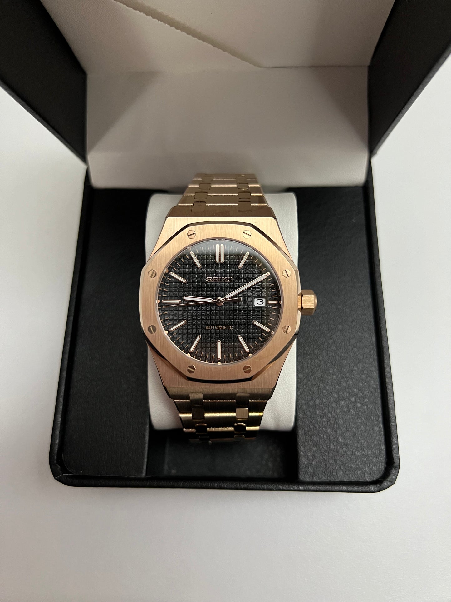 Rose Gold Royal Oak Custom Seiko Mod