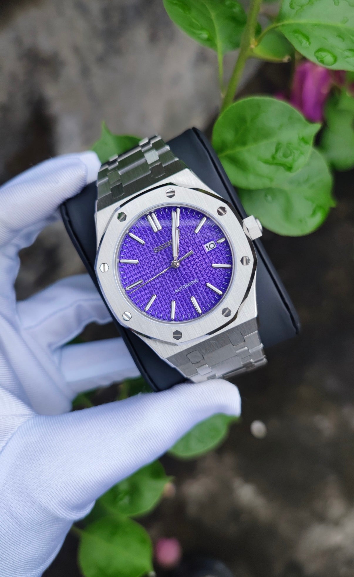 Purple Royal Oak Custom Seiko Mod