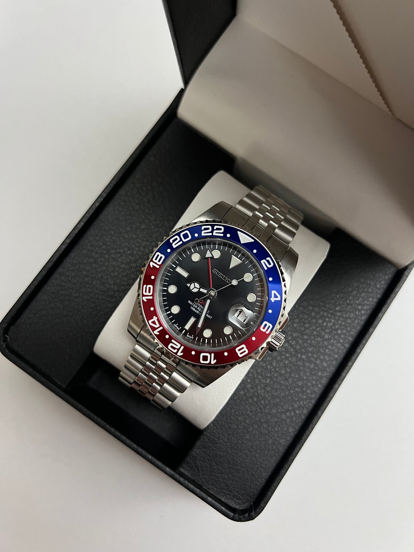 Pepsi Sub GMT Custom Seiko Mod