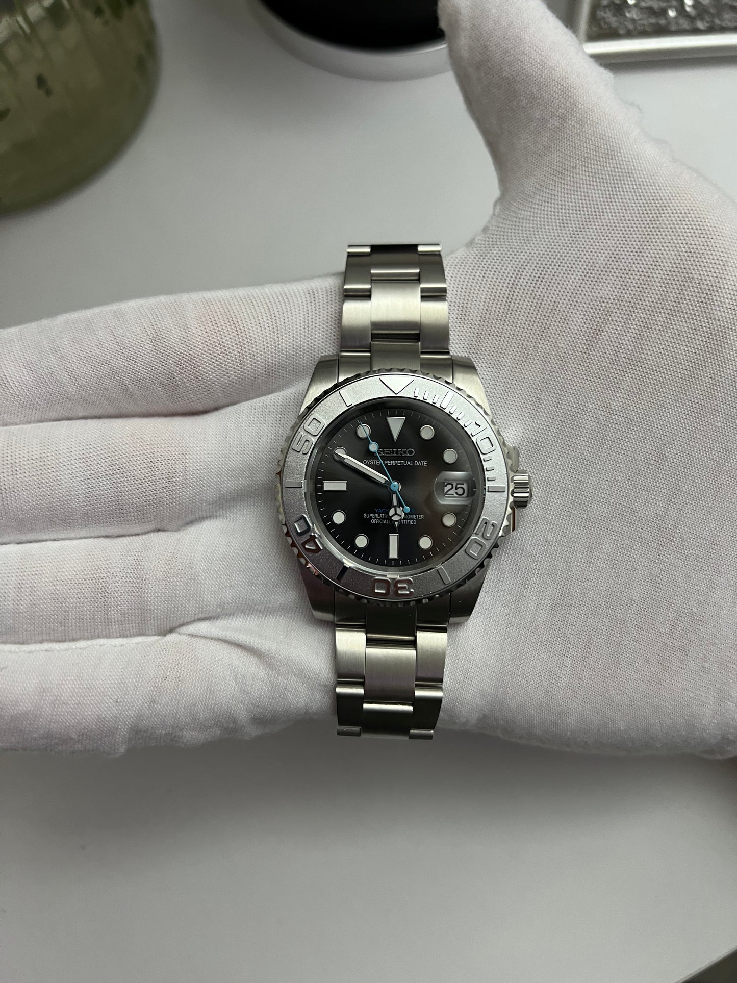 Yacht Master 40 Custom Seiko mod
