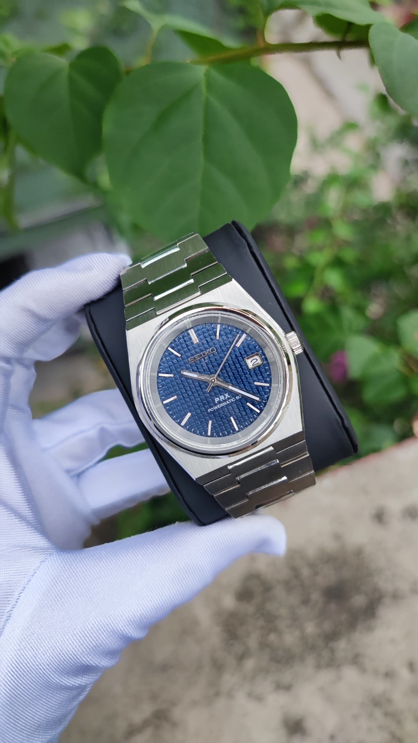 Blue Seiko PRX Mod