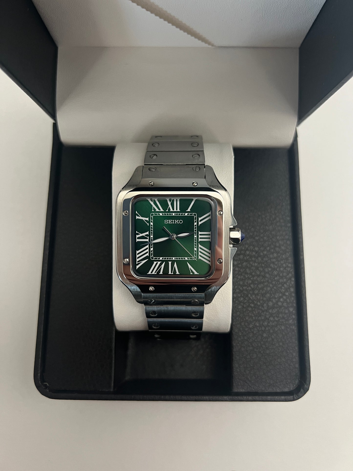 Seiko Santos Emerald Green Custom Seiko Mod