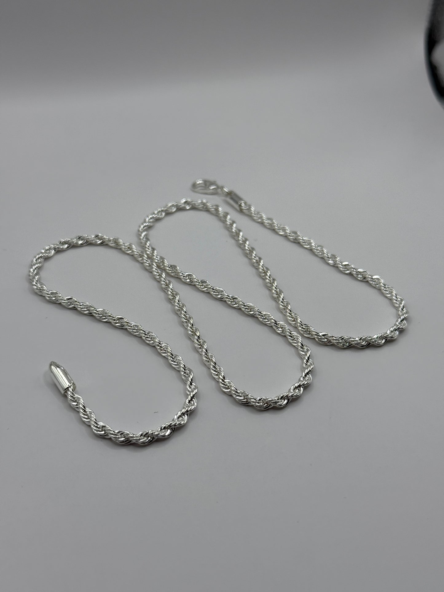 Rope Chain Bundle Bracelet + Necklace
