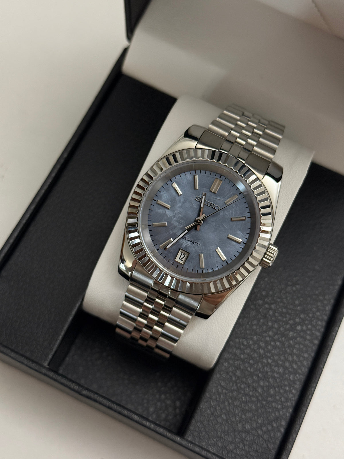 Blue Steel DateJust Seiko Mod