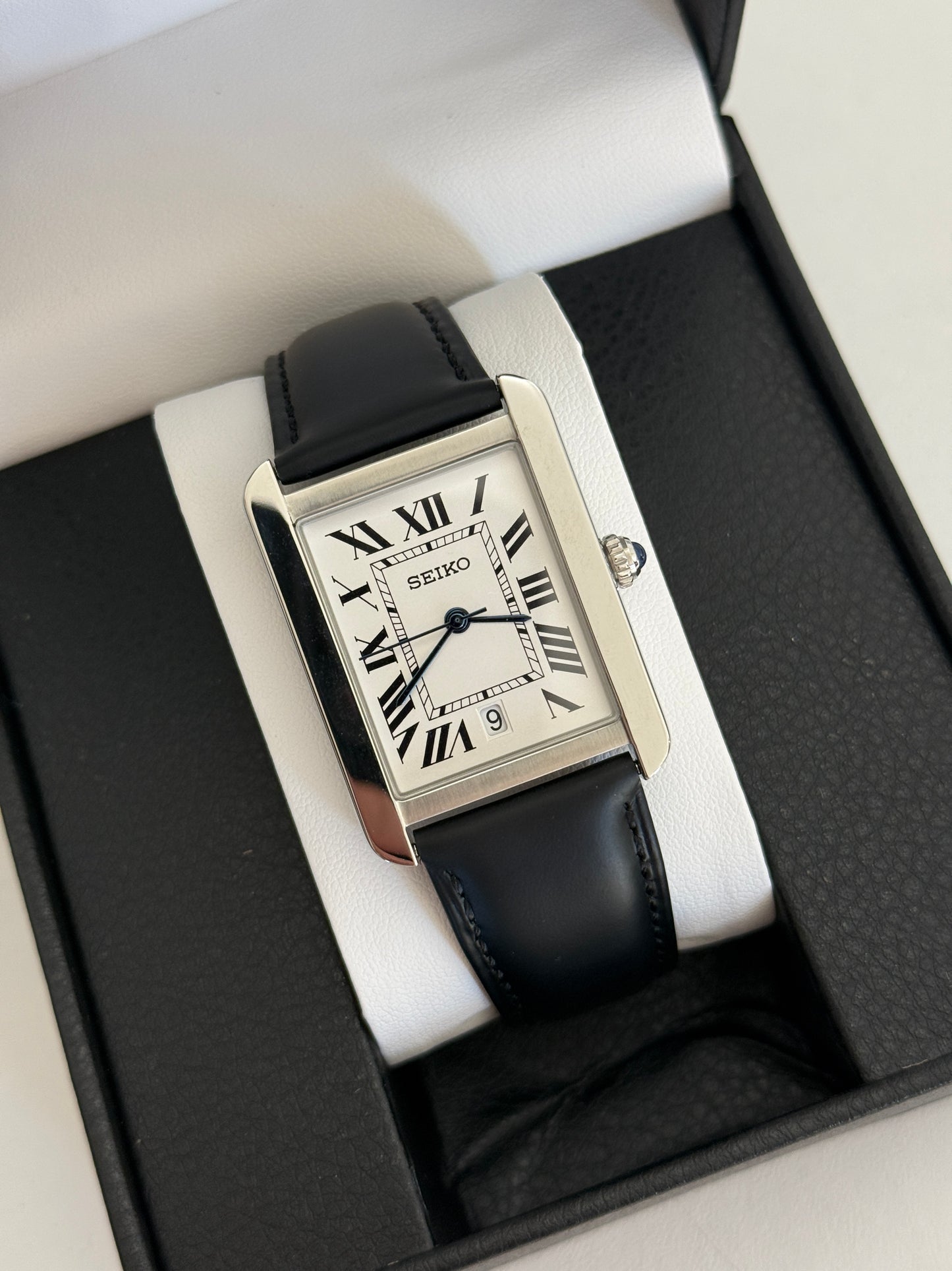 Seiko White Santos Mod