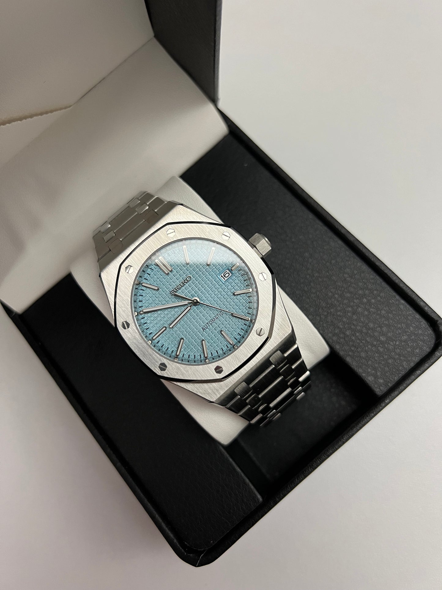 Tiffany Blue Royal Oak Custom Seiko Mod