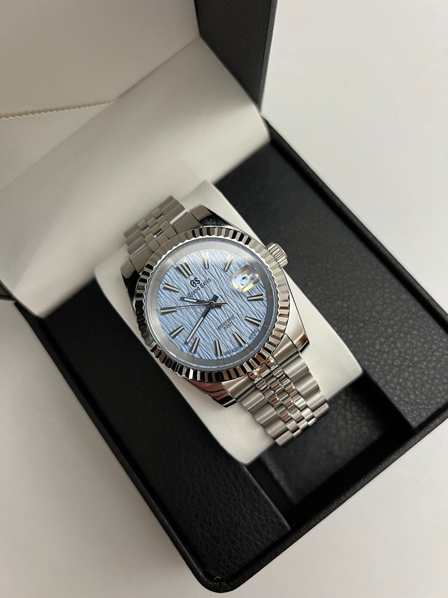 Blue GS Datejust Custom Seiko Mod