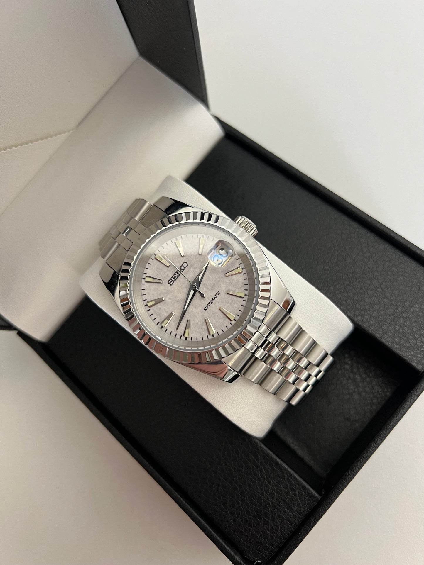 Moon Dial Datejust Custom Seiko Mod