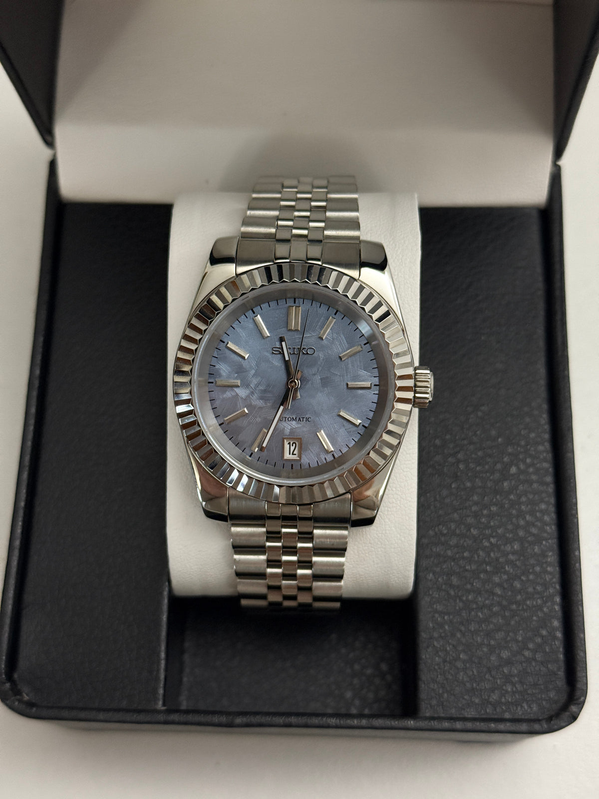 Blue Steel DateJust Seiko Mod