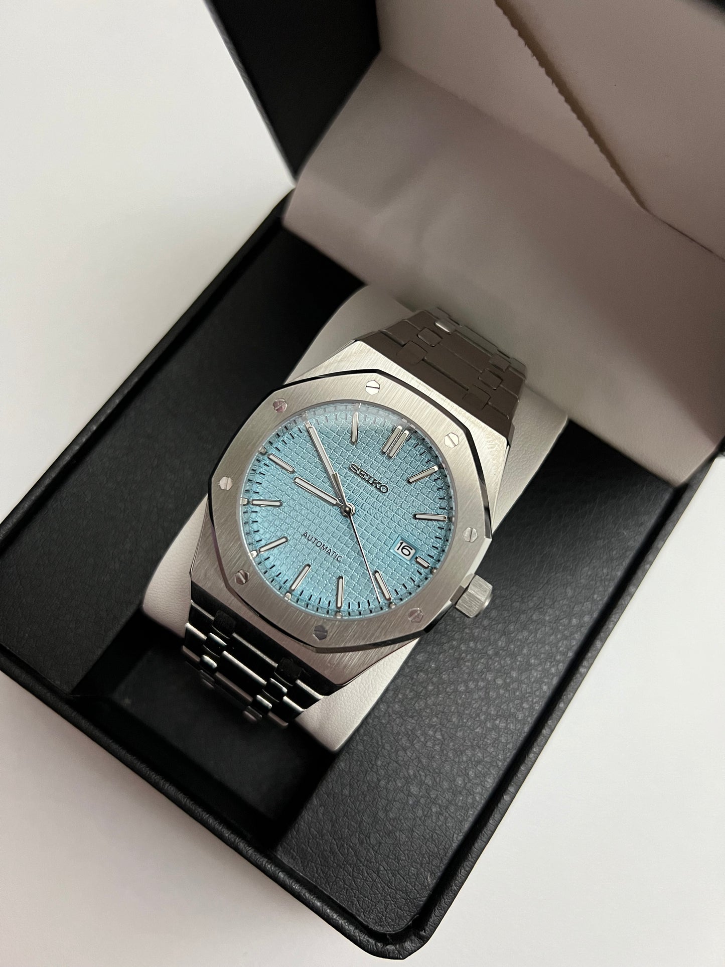 Tiffany Blue Royal Oak Custom Seiko Mod