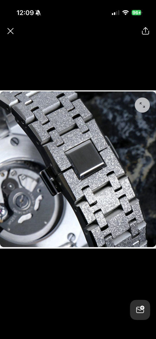 Frosted Royal Oak Custom Seiko Mod for Max P