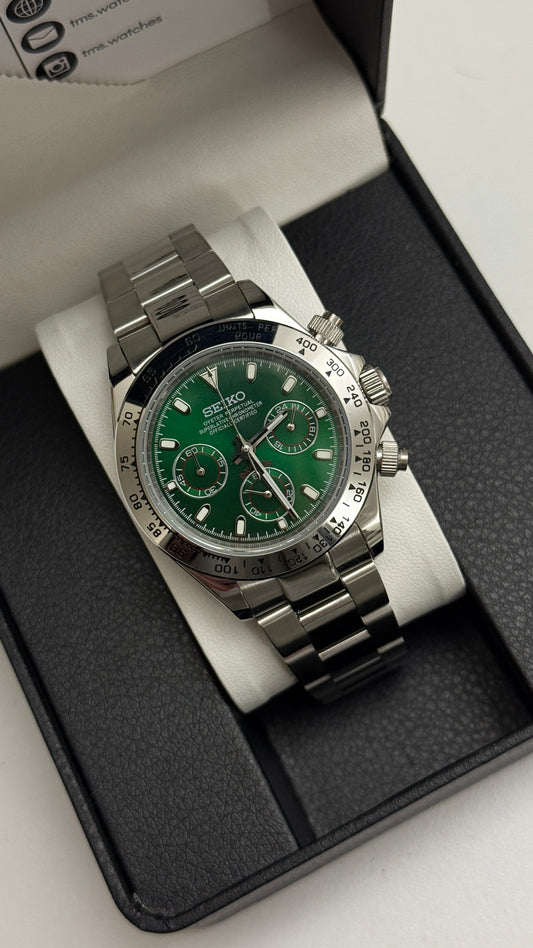 Green Seiko Daytona Custom Mod (VK63)