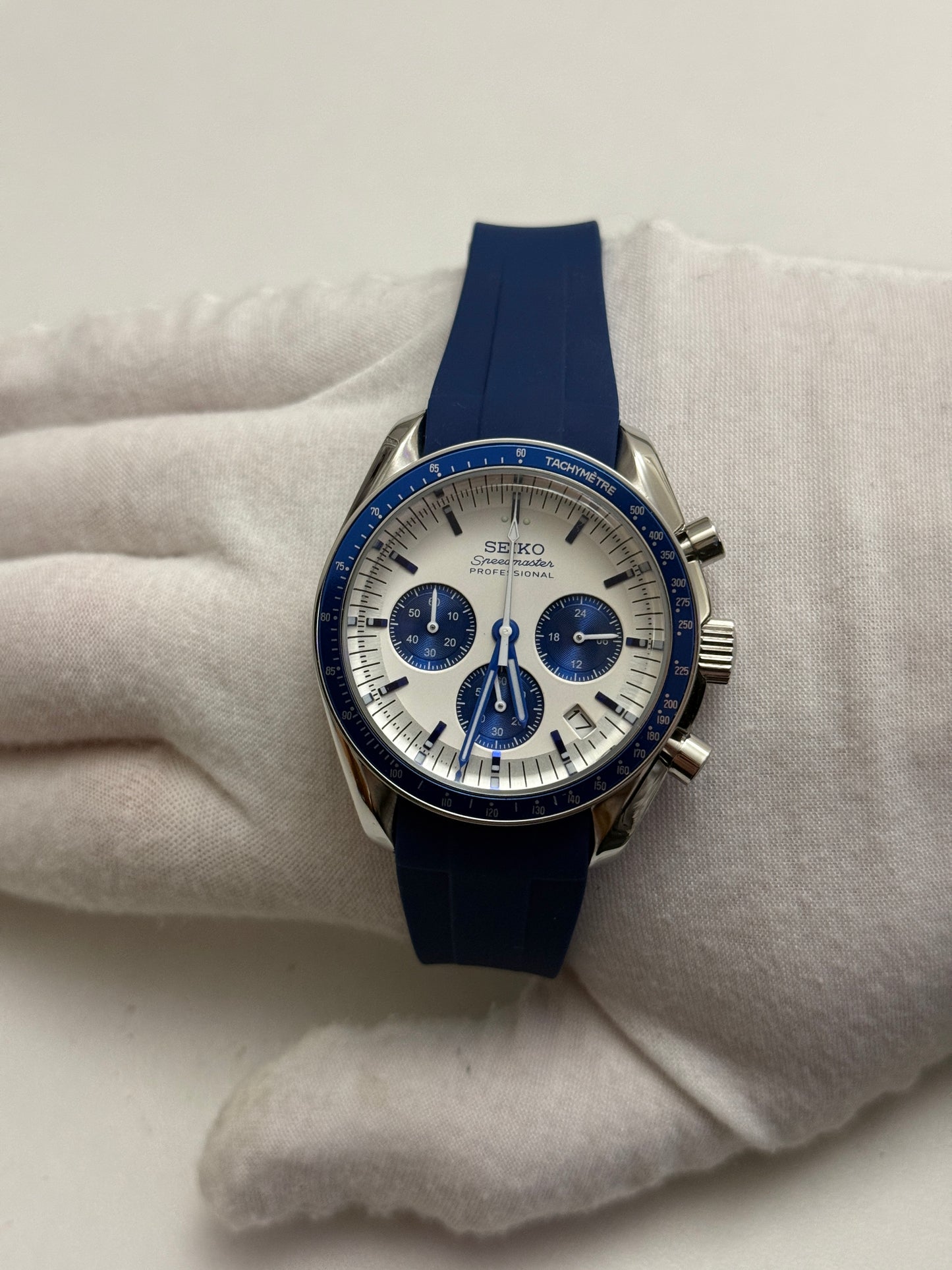 Blue Seiko Daytona Custom Mod (VK63)