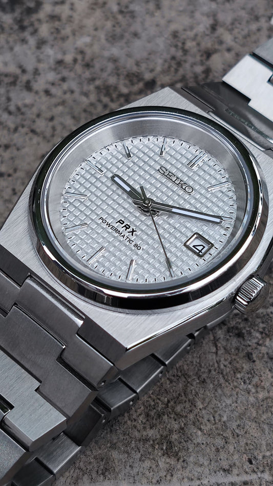 White Seiko PRX Mod