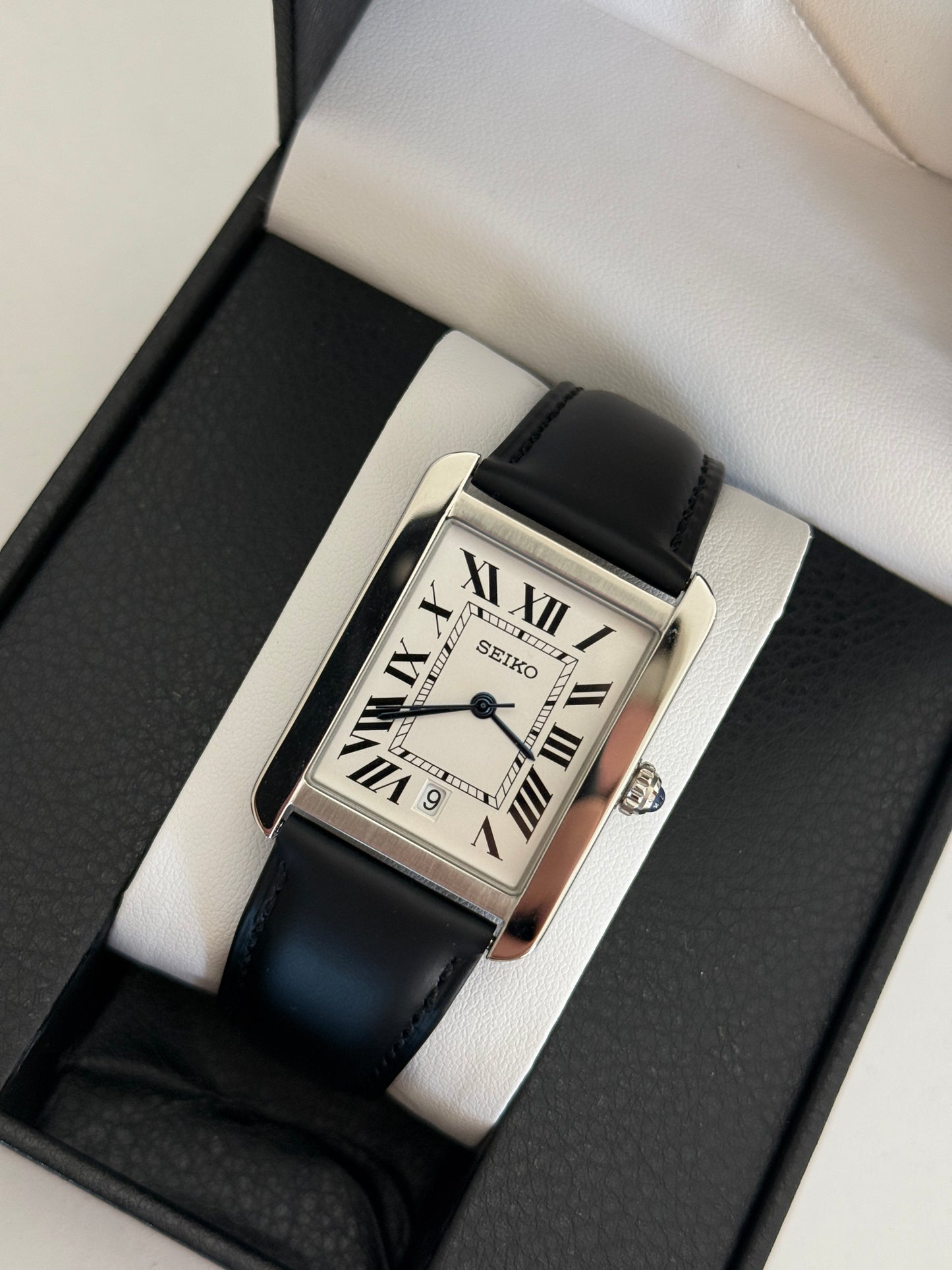 Seiko White Santos Mod