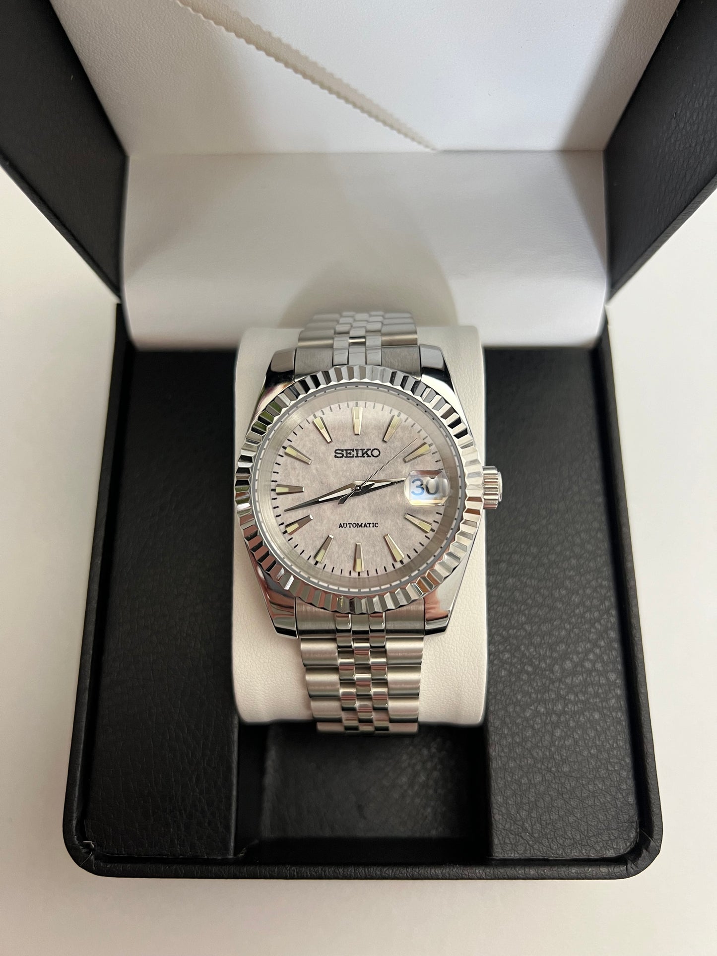 Moon Dial Datejust Custom Seiko Mod