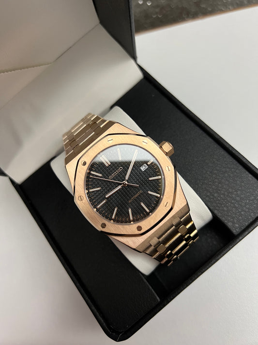 Rose Gold Royal Oak Custom Seiko Mod