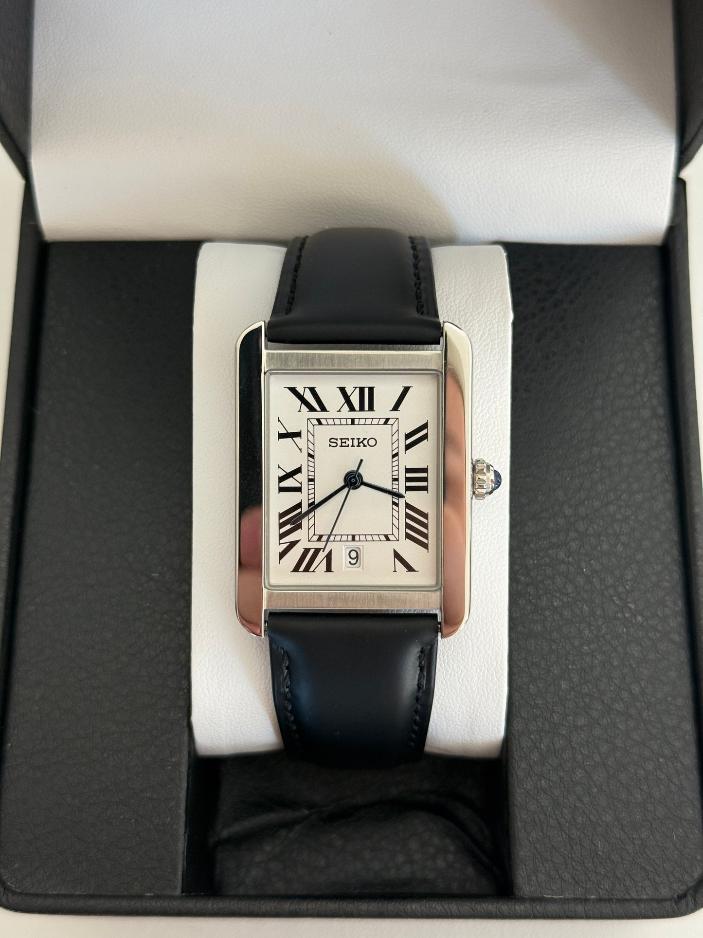 Seiko White Santos Mod