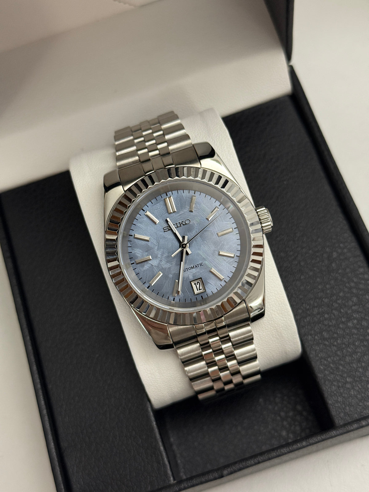 Blue Steel DateJust Seiko Mod