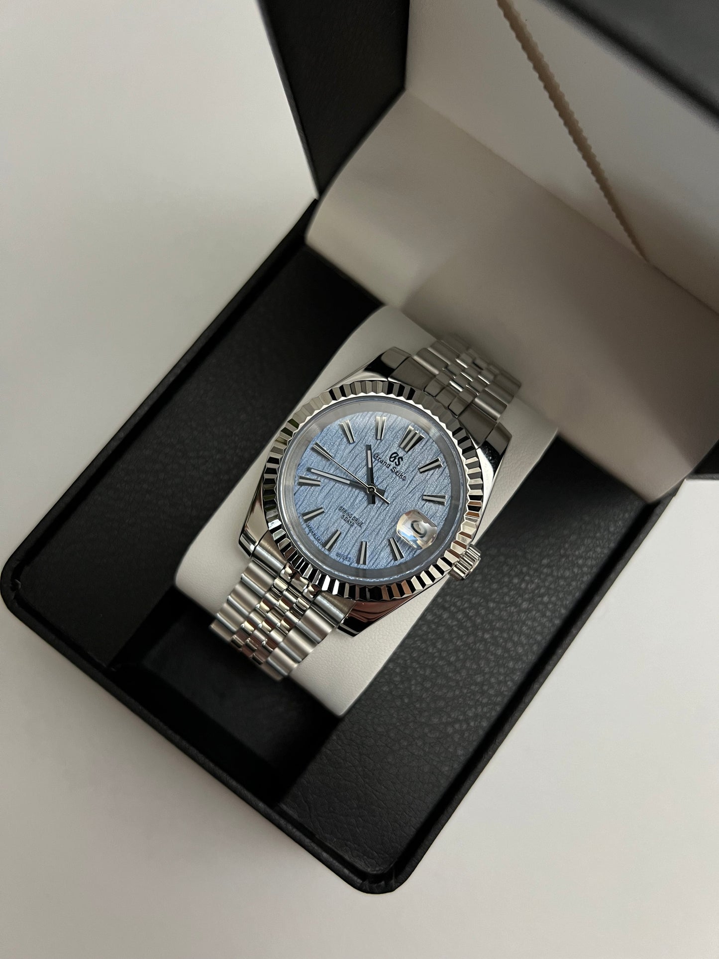 Blue GS Datejust Custom Seiko Mod