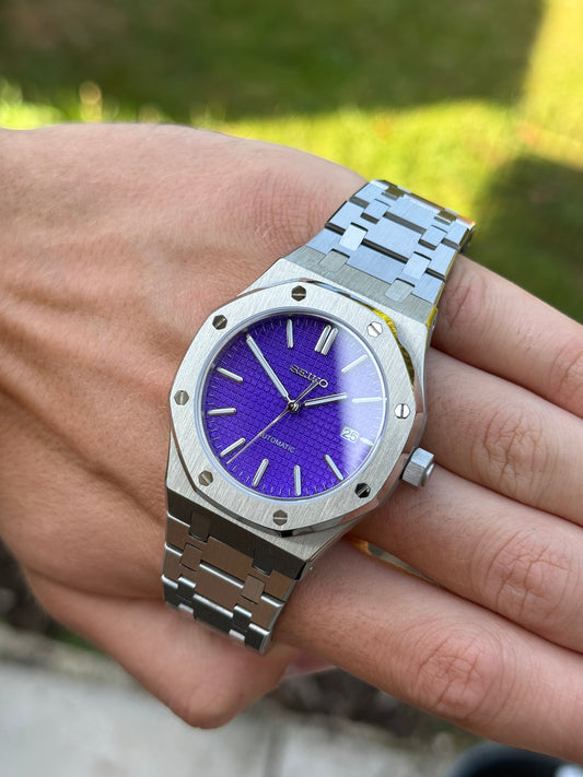 Purple Royal Oak Custom Seiko Mod
