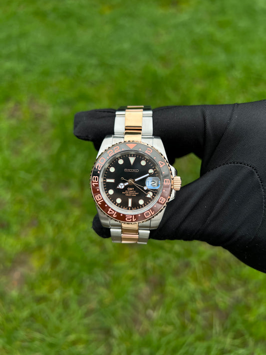 Rootbeer GMT Custom Seiko Mod