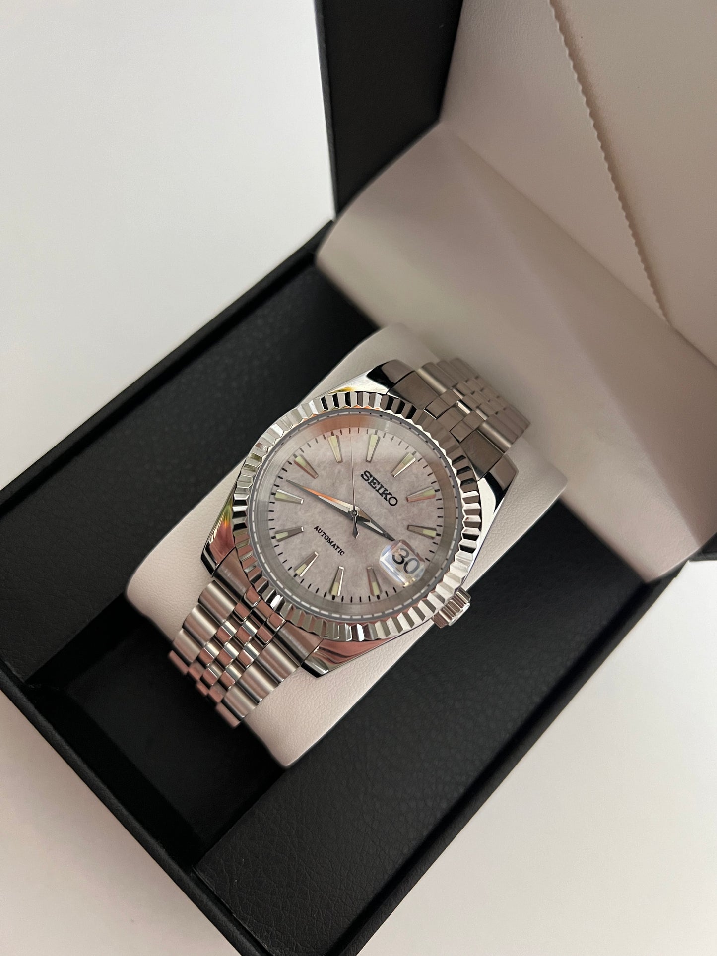 Moon Dial Datejust Custom Seiko Mod