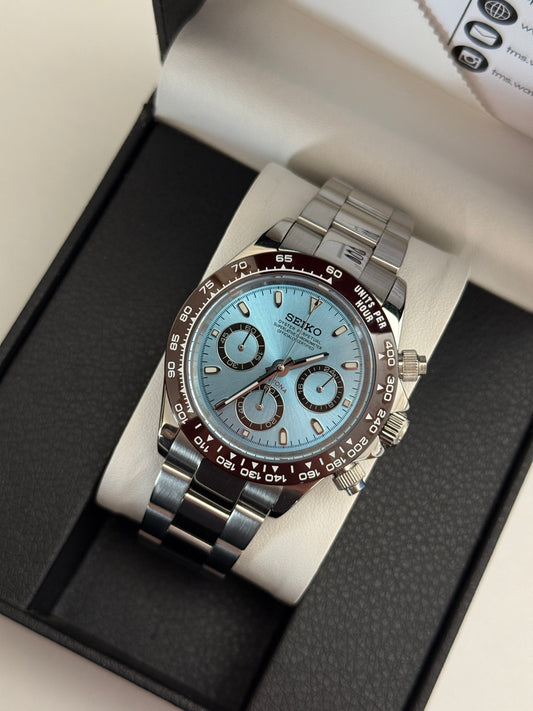 Blue Seiko Daytona Custom Mod (VK63)