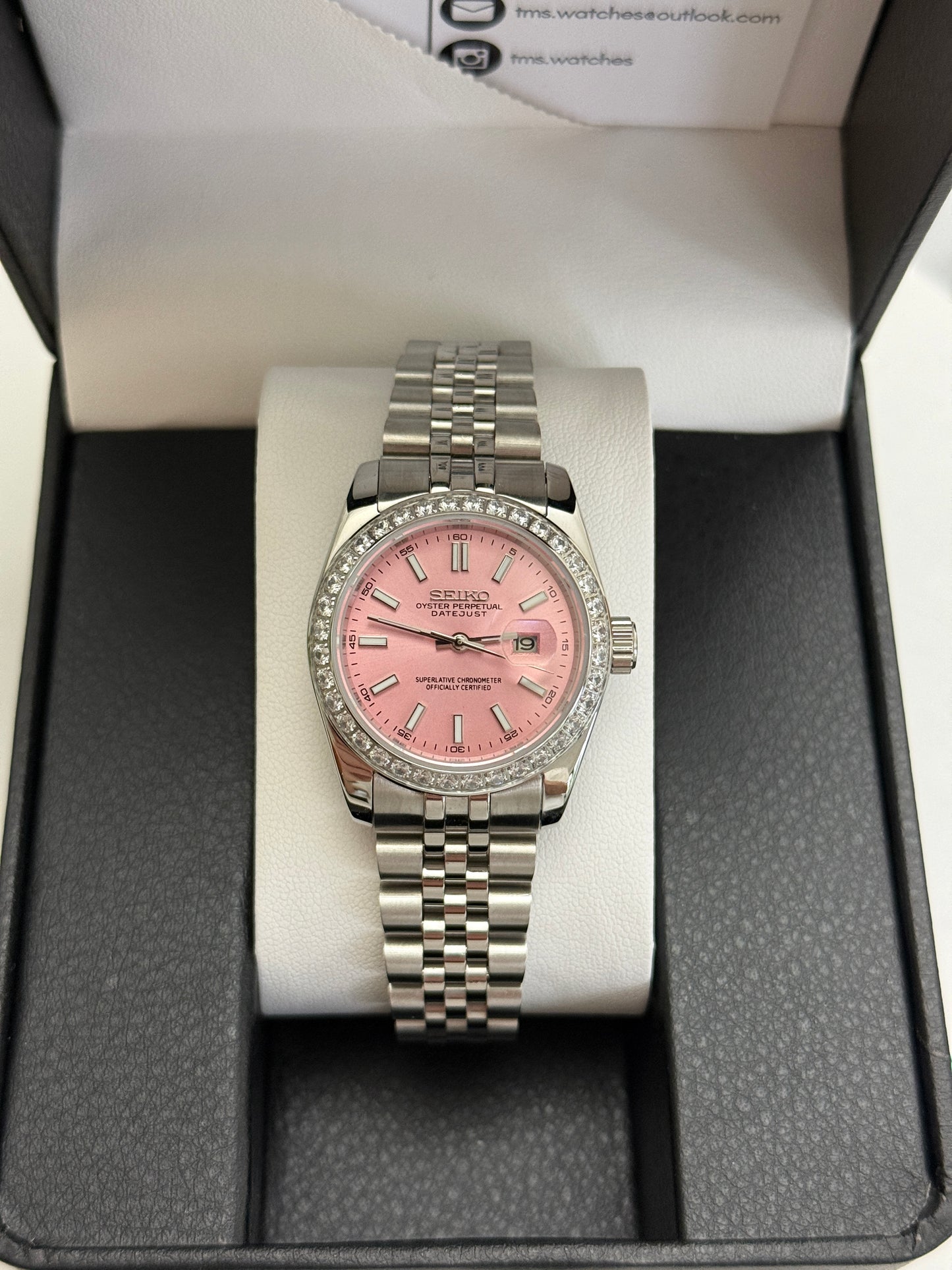 DateJust Pink Sunburst 31mm