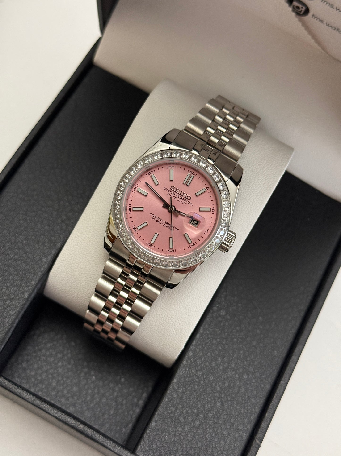 DateJust Pink Sunburst 31mm