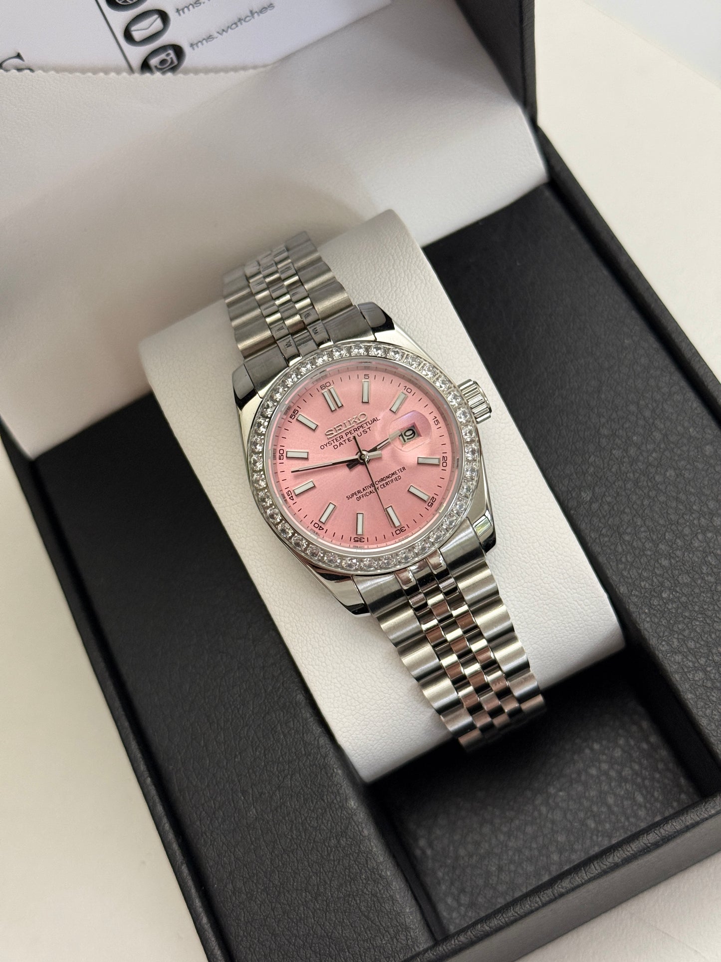 DateJust Pink Sunburst 31mm